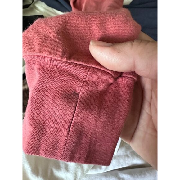 🌸3/$15🌸Long Sleeve Mauve Crop Top Athletic Shirt with Thumb Holes sz M - Picture 6 of 6